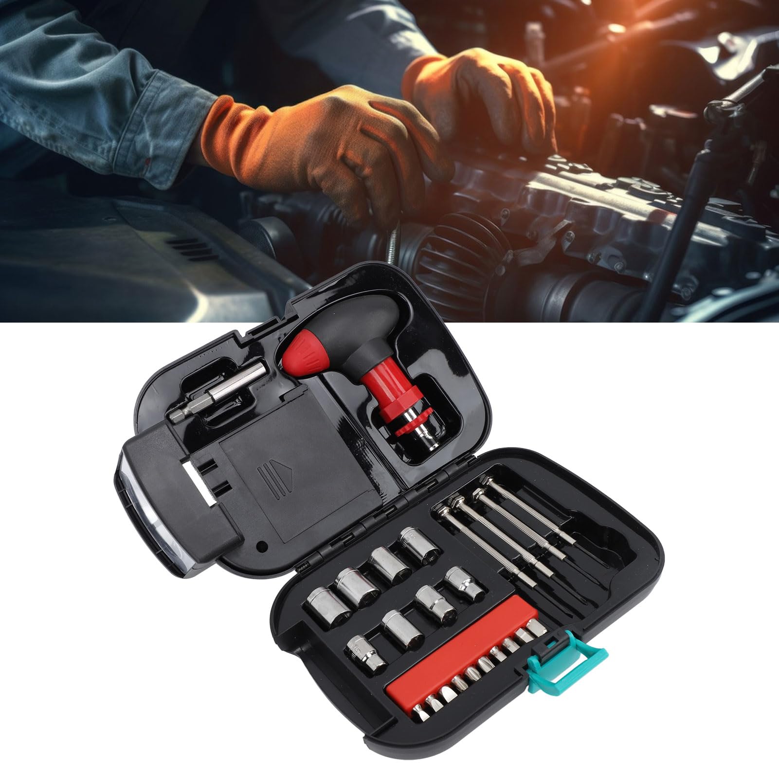 مجموعه 14عددی ابزار مدل Flashlight Toolbox